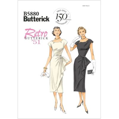 Butterick 5880A5 Dress Pattern - Sewing Pattern Butterick 5880A5 Dress Pattern - Sewing Pattern