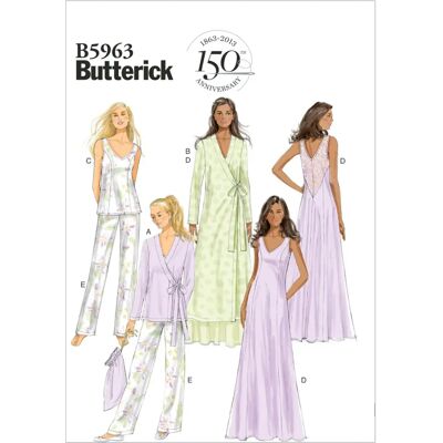Butterick Pattern 5963 - Women’s Lingerie Ensemble Butterick Pattern 5963 - Women’s Lingerie Ensemble