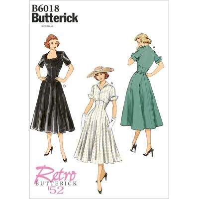 Modèle de Robe Multi-Taille Butterick - Ajustement Parfait - Publicité Modèle de Robe Multi-Taille Butterick - Ajustement Parfait - Publicité