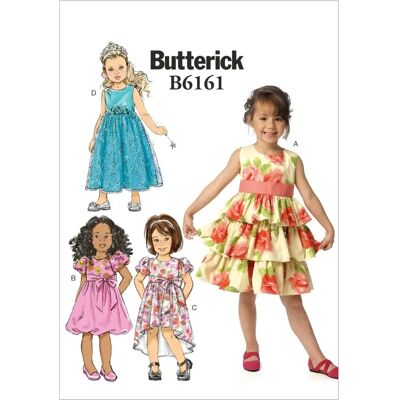 Butterick B6161 Sewing Pattern - Multiple Sizes, Seam Allowances, No Tracing - Pattern Techs Butterick B6161 Sewing Pattern - Multiple Sizes, Seam Allowances, No Tracing - Pattern Techs