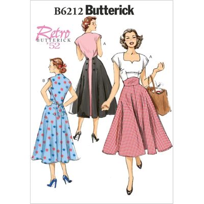 Butterick 6212 Pattern - Multi-Size Sewing Template Butterick 6212 Pattern - Multi-Size Sewing Template