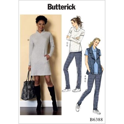 Butterick B6388 - Sewing Pattern - Multi-size, Perfect Fit Butterick B6388 - Sewing Pattern - Multi-size, Perfect Fit