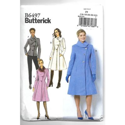 Modello di cucito Butterick 6497 Modello di cucito Butterick 6497