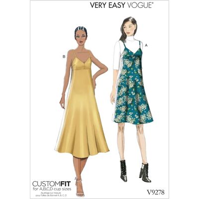 Vogue Women's Slip Dress Sewing Pattern - Dress Pattern Vogue Women's Slip Dress Sewing Pattern - Dress Pattern
