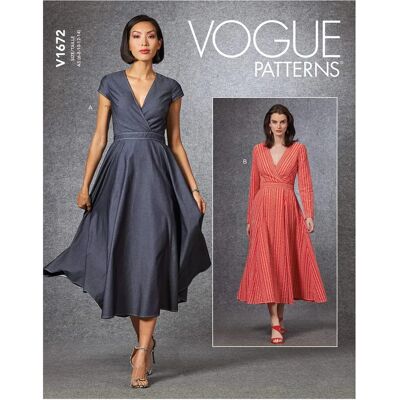 Vogue Model 1672 Vrouwen Patroon - Kleding Maken Vogue Model 1672 Vrouwen Patroon - Kleding Maken