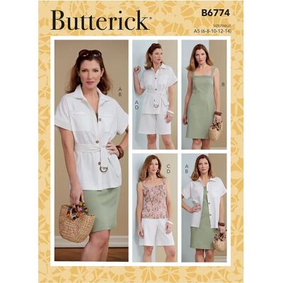 Butterick 6774 Nähmuster - Kleidungsherstellung Butterick 6774 Nähmuster - Kleidungsherstellung
