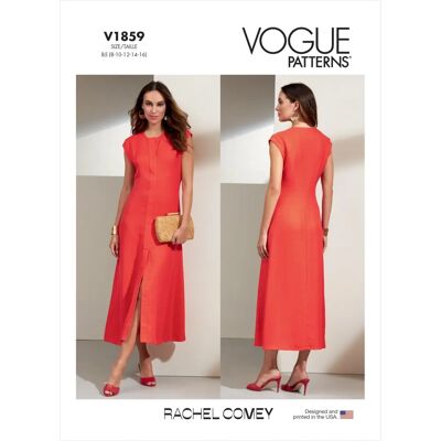 Vogue Damen Empire Oberteil Kleid Nähmuster - Schnittmuster Vogue Damen Empire Oberteil Kleid Nähmuster - Schnittmuster