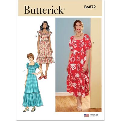 Butterick B6872F5 Robe Pattern - Sewing Pattern Butterick B6872F5 Robe Pattern - Sewing Pattern