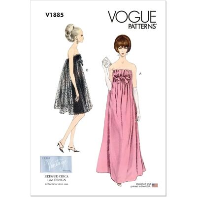 Vogue 1885 Women Sewing Pattern - Dressmaking Vogue 1885 Women Sewing Pattern - Dressmaking