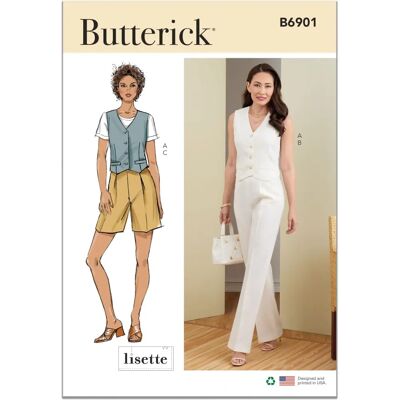 Butterick B6901 Sewing Pattern - Includes Instructions Butterick B6901 Sewing Pattern - Includes Instructions