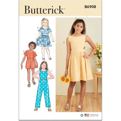 Butterick B6908 Paper Sewing Pattern - Sewing Pattern Butterick B6908 Paper Sewing Pattern - Sewing Pattern