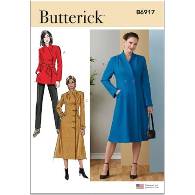 Butterick 6917 sömmönster - Damklänning Butterick 6917 sömmönster - Damklänning
