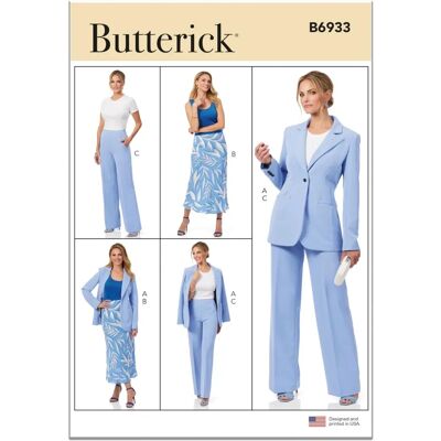 Patron de robe Butterick - 6933 - Patron de couture pour femmes - Publicité Patron de robe Butterick - 6933 - Patron de couture pour femmes - Publicité