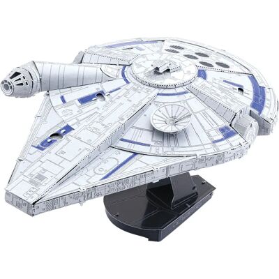Metal Earth Lando's Millennium Falcon Silber Modellbausatz - Star Wars 3D Puzzle Metal Earth Lando's Millennium Falcon Silber Modellbausatz - Star Wars 3D Puzzle