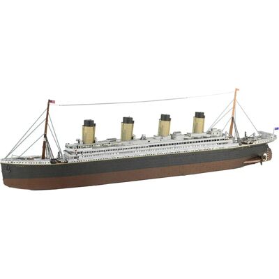 Modello nave passeggeri RMS Titanic Metal Earth - Serie Premium Modello nave passeggeri RMS Titanic Metal Earth - Serie Premium