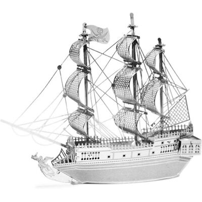 Metal Earth Zwarte Parel Modelset - 3D Stalen Puzzel Metal Earth Zwarte Parel Modelset - 3D Stalen Puzzel