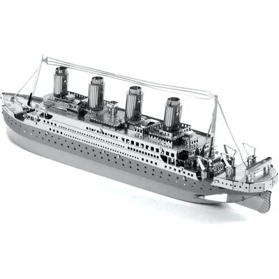 Metal Earth Titanic Modelbouwset - 3D Metaalmodel, 2 vellen, 14+ Metal Earth Titanic Modelbouwset - 3D Metaalmodel, 2 vellen, 14+