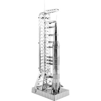 Metal Earth Apollo Saturn V mit Rampe Bausatz - Modellbausatz Metal Earth Apollo Saturn V mit Rampe Bausatz - Modellbausatz
