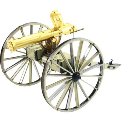 Metal Earth Wild West Gatling Gun Kit d'assemblage - Publicité Metal Earth Wild West Gatling Gun Kit d'assemblage - Publicité