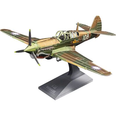 Kit modèle métal Earth P-40 Warhawk - Modèle d'avion à aile fixe - Publicité Kit modèle métal Earth P-40 Warhawk - Modèle d'avion à aile fixe - Publicité