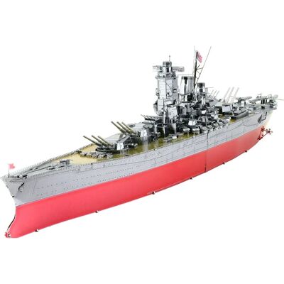 Metal Earth Yamato Modelo de Barco de Guerra - Rompecabezas 3D Metal Earth Yamato Modelo de Barco de Guerra - Rompecabezas 3D