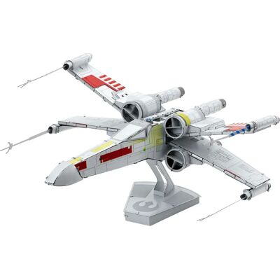 Kit de modèle Metal Earth X-Wing Starfighter - Argent - Puzzle Star Wars - Publicité Kit de modèle Metal Earth X-Wing Starfighter - Argent - Puzzle Star Wars - Publicité