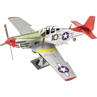 Metal Earth P-51D Mustang Tuskegee Airmen - Flugzeugmodell Metal Earth P-51D Mustang Tuskegee Airmen - Flugzeugmodell