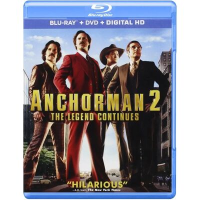 Paramount Anchorman 2: The Legend Continues - Blu-ray, 2er-Pack, Region A Paramount Anchorman 2: The Legend Continues - Blu-ray, 2er-Pack, Region A