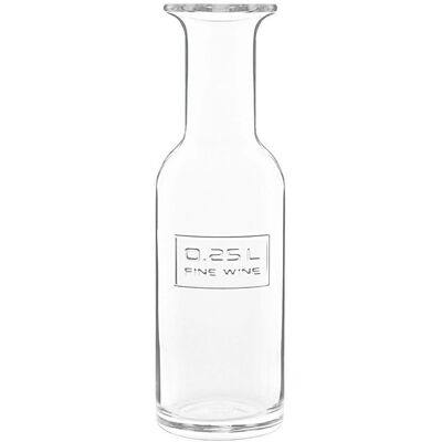 Luigi Bormioli - Optima Fine Wine - 0.25L - Bottle - Publicité Luigi Bormioli - Optima Fine Wine - 0.25L - Bottle - Publicité