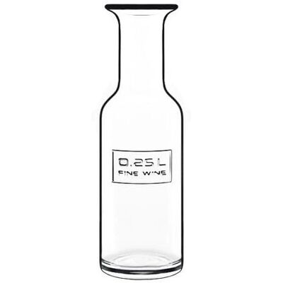 Bormioli Luigi - Carafe à vin avec jauge Optima - 0,5L - Publicité Bormioli Luigi - Carafe à vin avec jauge Optima - 0,5L - Publicité
