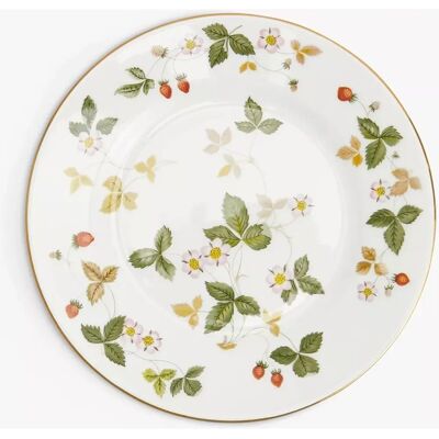 Wedgwood Wild Strawberry Fint Benporselen Sideplate - 20cm Wedgwood Wild Strawberry Fint Benporselen Sideplate - 20cm