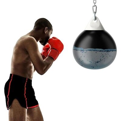 Sac de boxe rempli d'eau avec poids réglable - Absorption des chocs - Publicité Sac de boxe rempli d'eau avec poids réglable - Absorption des chocs - Publicité