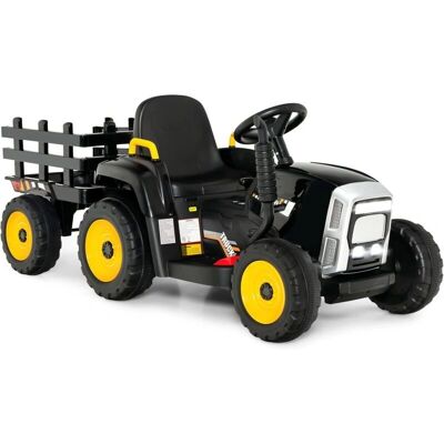 Tractor eléctrico para niños Costway - 3 velocidades luces LED Bluetooth USB Tractor eléctrico para niños Costway - 3 velocidades luces LED Bluetooth USB