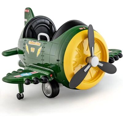 Costway Avión eléctrico infantil - Hélice rotatoria y control remoto Costway Avión eléctrico infantil - Hélice rotatoria y control remoto