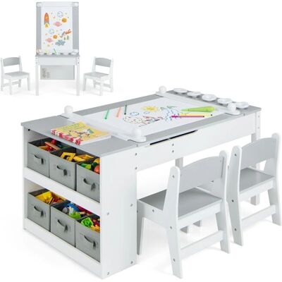 Costway - 3-in-1 Aktivitätstisch - Staffelei Costway - 3-in-1 Aktivitätstisch - Staffelei
