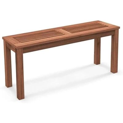 Banco de Jardín Costway sin Respaldo de Madera - 2 Plazas 100x30,5x47 CM Banco de Jardín Costway sin Respaldo de Madera - 2 Plazas 100x30,5x47 CM