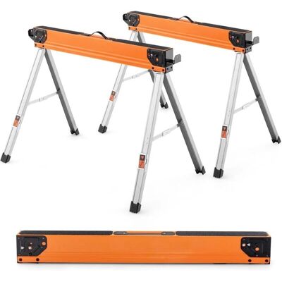 Banco de trabajo Costway - Plegable, Soportes metálicos resistentes - 500kg Banco de trabajo Costway - Plegable, Soportes metálicos resistentes - 500kg