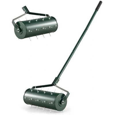Costway Aérateur de Gazon - 44 cm, 27 Pointes, Remplissage Profond, Contrôle Facile - Publicité Costway Aérateur de Gazon - 44 cm, 27 Pointes, Remplissage Profond, Contrôle Facile - Publicité