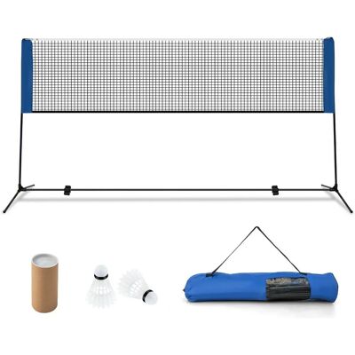 Costway - Net Set - Hauteur Réglable - 2 Volants - Sport - Publicité Costway - Net Set - Hauteur Réglable - 2 Volants - Sport - Publicité