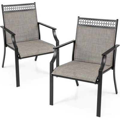 Conjunto de Sillas de Jardín Costway - Soporta 150kg - Fácil de montar Conjunto de Sillas de Jardín Costway - Soporta 150kg - Fácil de montar