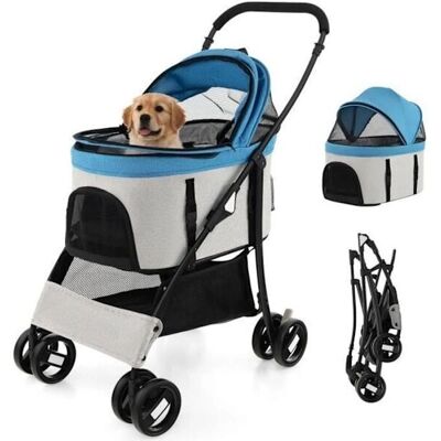 Costway - 3in1 Pet Stroller - Canopy - Pet Stroller Costway - 3in1 Pet Stroller - Canopy - Pet Stroller