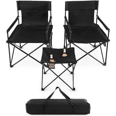 Conjunto de Sillas y Mesa de Camping Costway - Portátil, 180kg Conjunto de Sillas y Mesa de Camping Costway - Portátil, 180kg