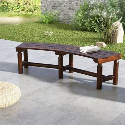 Costway NP11390 Banc de Jardin Extérieur - Support en bois durable pour jardin - Publicité Costway NP11390 Banc de Jardin Extérieur - Support en bois durable pour jardin - Publicité