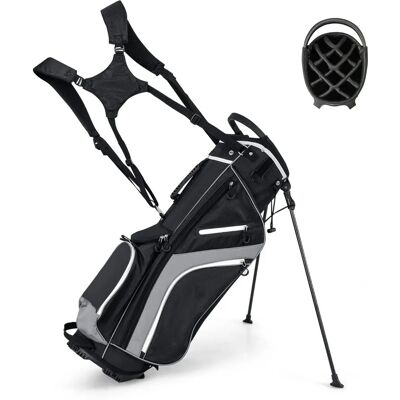 Costway - Golftasche - 14-Compartment Organizer - 6 Zakken Costway - Golftasche - 14-Compartment Organizer - 6 Zakken
