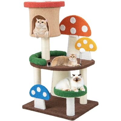 Costway - Kratzbaum Pilzoptik - Cave - Cat Tree Costway - Kratzbaum Pilzoptik - Cave - Cat Tree