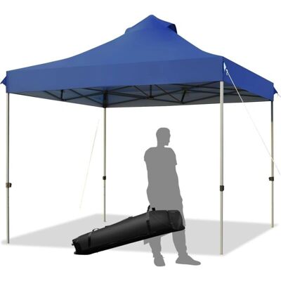 Costway Carpa 3x3m Azul 178/193/208cm Gazebo Costway Carpa 3x3m Azul 178/193/208cm Gazebo
