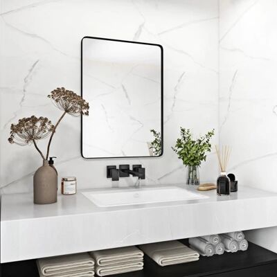 Costway - Miroir Mural 76,5x56cm - Miroir mural - Publicité Costway - Miroir Mural 76,5x56cm - Miroir mural - Publicité