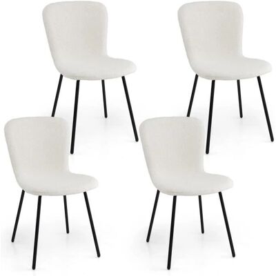 Chaises de Salle à Manger Beiges Modernes Costway - Élégantes et Ergonomiques - Publicité Chaises de Salle à Manger Beiges Modernes Costway - Élégantes et Ergonomiques - Publicité