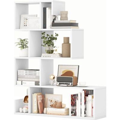 Costway - S-Shape 5-Level - Blanco - Madera - Estantería Costway - S-Shape 5-Level - Blanco - Madera - Estantería