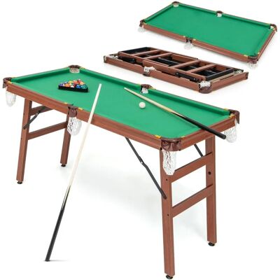 Costway - Folding - 138x67x79.5 cm - Table de billard - Publicité Costway - Folding - 138x67x79.5 cm - Table de billard - Publicité